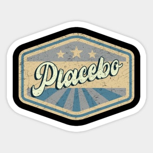 vintage Placebo Sticker